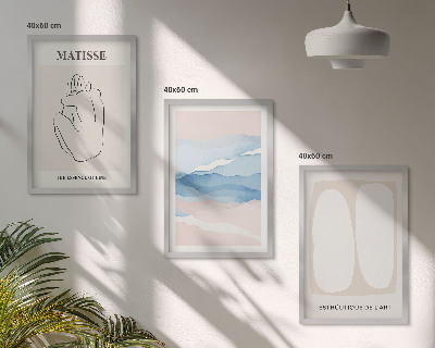 Set tablouri pentru dormitor Formele abstracte ale lui Matisse