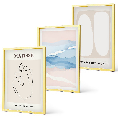 Set tablouri pentru dormitor Formele abstracte ale lui Matisse