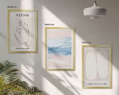Set tablouri pentru dormitor Formele abstracte ale lui Matisse