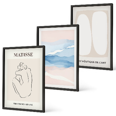 Set tablouri pentru dormitor Formele abstracte ale lui Matisse