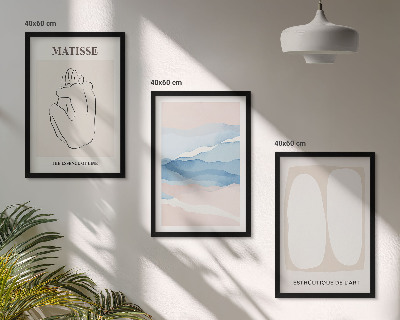 Set tablouri pentru dormitor Formele abstracte ale lui Matisse