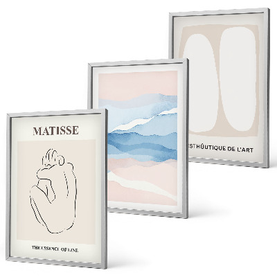 Set tablouri pentru dormitor Formele abstracte ale lui Matisse