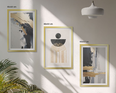 Set tablouri decorative Eleganța geometriei abstracte