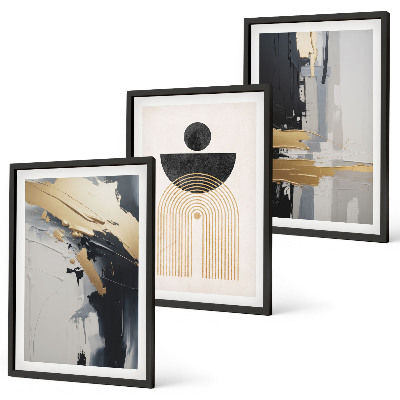 Set tablouri decorative Eleganța geometriei abstracte