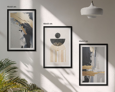 Set tablouri decorative Eleganța geometriei abstracte