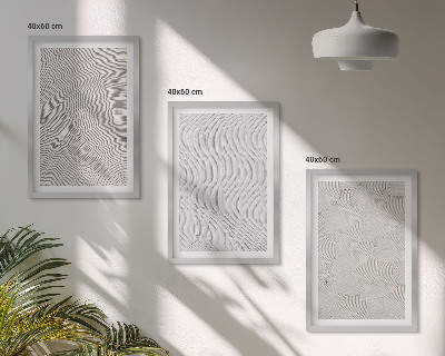 Set tablouri decorative Modele geometrice de nisip