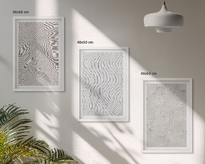 Set tablouri decorative Modele geometrice de nisip