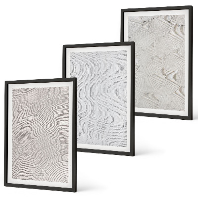 Set tablouri decorative Modele geometrice de nisip