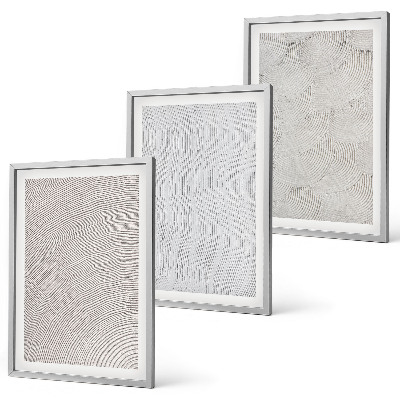 Set tablouri decorative Modele geometrice de nisip