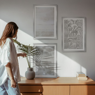 Set tablouri pentru dormitor Texturi minimaliste moderne