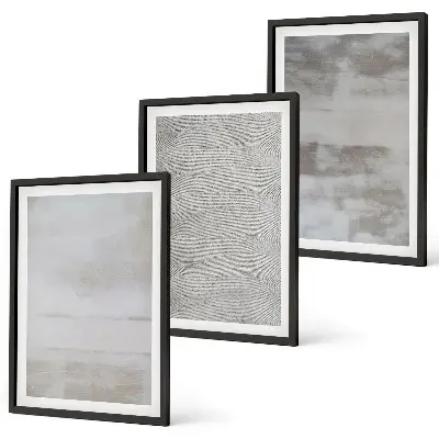 Set de tablouri pentru dormitor cu texturi minimaliste moderne