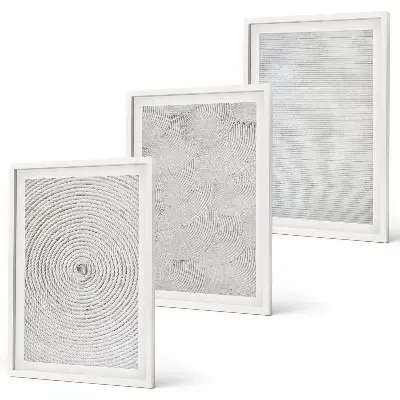 Set tablouri decorative cu modele geometrice din carton