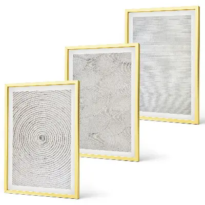 Set tablouri decorative cu modele geometrice din carton