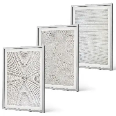 Set tablouri decorative cu modele geometrice din carton