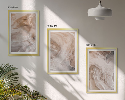 Set tablouri pentru dormitor Texturi abstracte din marmură