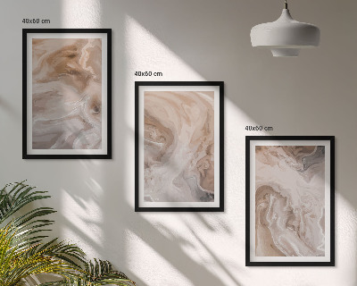 Set tablouri pentru dormitor Texturi abstracte din marmură