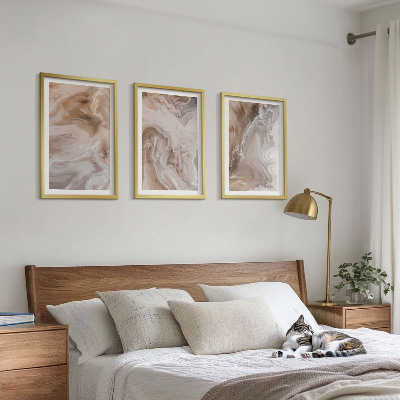 Set tablouri decorative Piatră de marmură abstractă