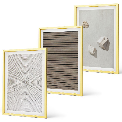 Set tablouri pentru dormitor Texturi naturale lemn piatră