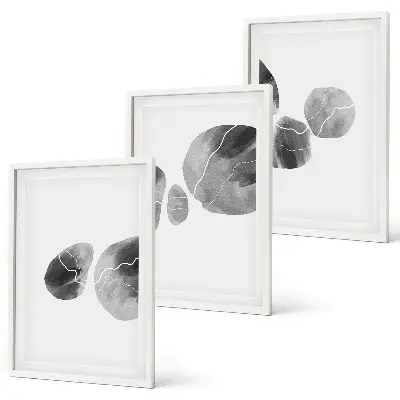 Set tablouri decorative cu artă abstractă stropi de vopsea