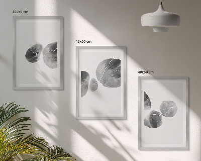 Set tablouri decorative Stropi de vopsea de artă abstractă