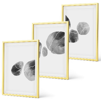Set tablouri decorative Stropi de vopsea de artă abstractă