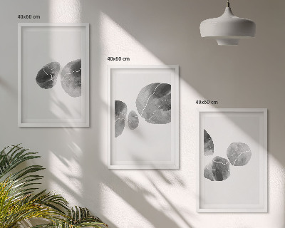 Set tablouri decorative Stropi de vopsea de artă abstractă