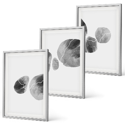 Set tablouri decorative Stropi de vopsea de artă abstractă