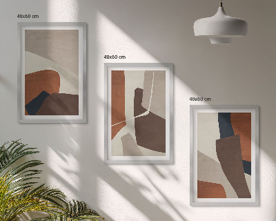 Set tablouri decorative Structuri moderne abstracte
