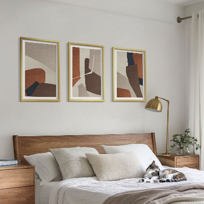 Set tablouri decorative Structuri moderne abstracte