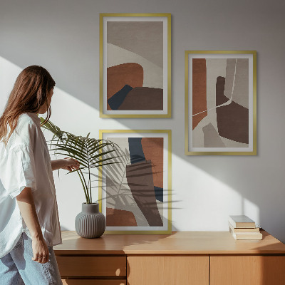 Set tablouri decorative Structuri moderne abstracte
