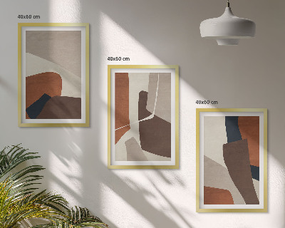 Set tablouri decorative Structuri moderne abstracte