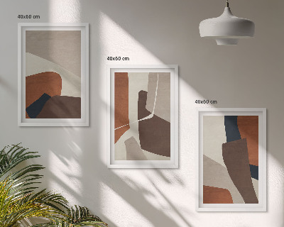 Set tablouri decorative Structuri moderne abstracte