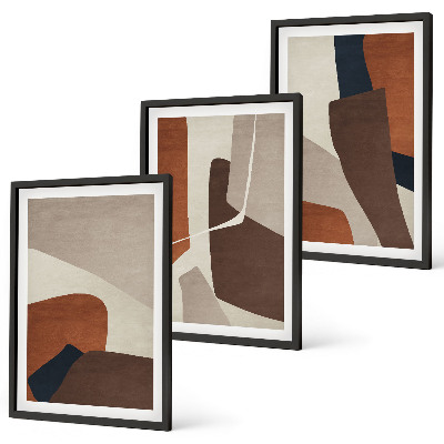 Set tablouri decorative Structuri moderne abstracte