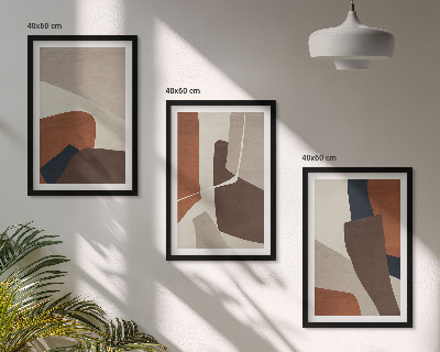 Set tablouri decorative Structuri moderne abstracte