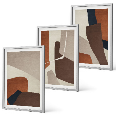 Set tablouri decorative Structuri moderne abstracte