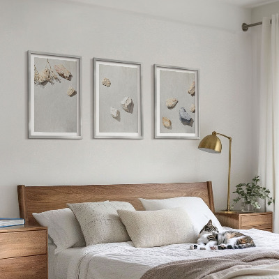 Set tablouri decorative Decorațiuni de plajă cu pietre în stil boho
