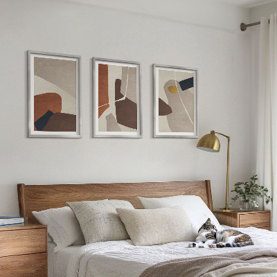 Set tablouri pentru dormitor Pictură boho abstractă