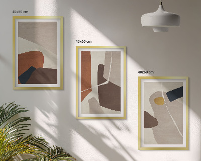 Set tablouri pentru dormitor Pictură boho abstractă