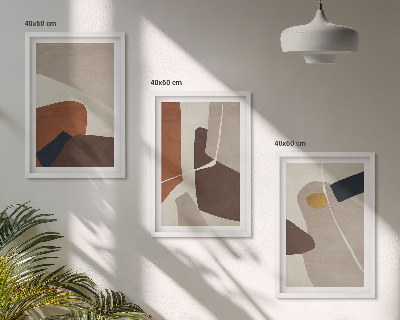Set tablouri pentru dormitor Pictură boho abstractă