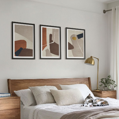 Set tablouri pentru dormitor Pictură boho abstractă