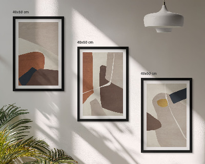 Set tablouri pentru dormitor Pictură boho abstractă