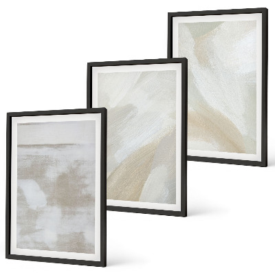 Set tablouri decorative Tușe abstracte de pensulă