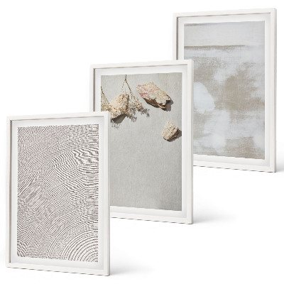 Set tablouri decorative Textură boho cu pietre de nisip