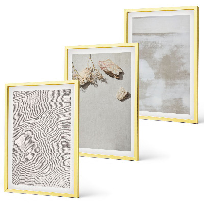 Set tablouri decorative Textură boho cu pietre de nisip