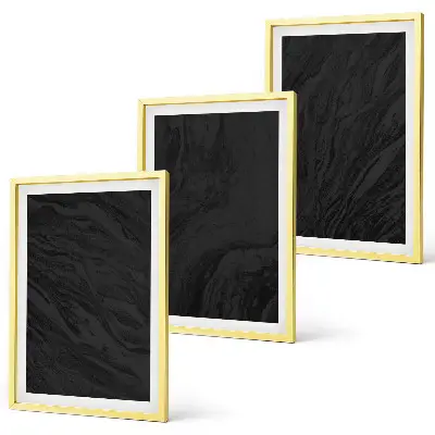 Set tablouri pentru dormitor cu texturi elegante din marmură închisă la culoare