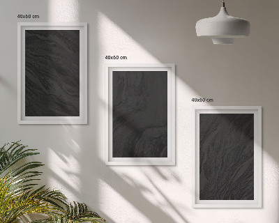 Set tablouri pentru dormitor Texturi elegante din marmură închisă la culoare