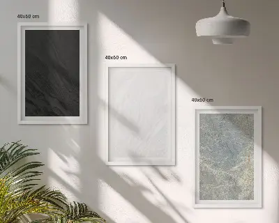 Set tablouri decorative cu model de structuri elegante din piatră