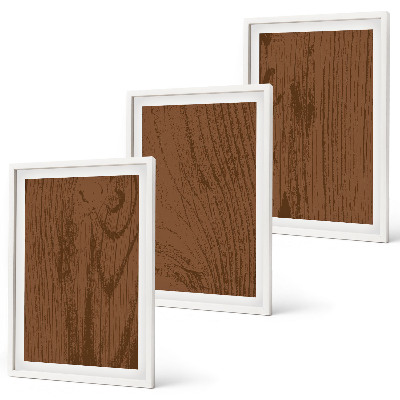 Set tablouri pentru dormitor Minimalism cu textură de lemn