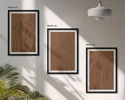 Set de tablouri pentru dormitor cu design minimalist și textură de lemn