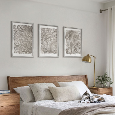 Set tablouri decorative Pictură cu forme moderne